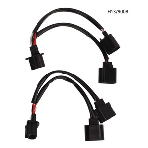 Connecteurs de faisceau de câbles pour feux antibrouillard et phares 9005/9006/H4/H13/H11, ensemble de câbles automobiles, prise céramique 2 broches - Product Image 5