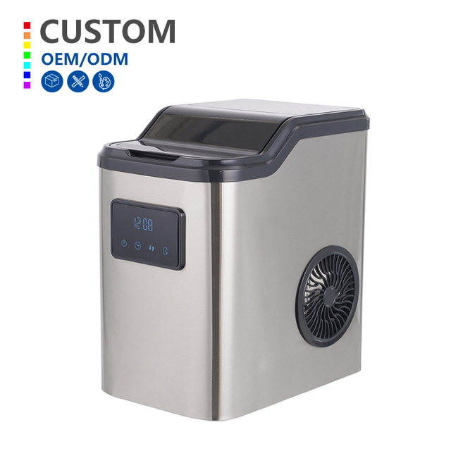 15KG Large square Ice Machine Maker for Business Countertop Auto Ice Machine Domestic Portable Ice Maker