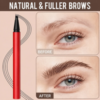 Crayon à sourcils 4 pointes, effet poils naturels, waterproof, anti-bavures, maquillage