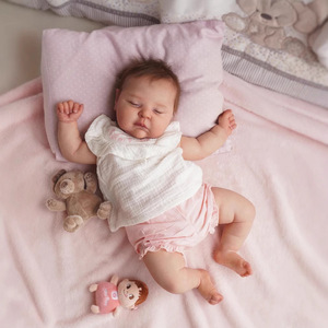 Muñeca Bebé Realista <span class=keywords><strong>de</strong></span> 49 cm, <span class=keywords><strong>Cuerpo</strong></span> <span class=keywords><strong>de</strong></span> Vinilo Suave y <span class=keywords><strong>Tela</strong></span>, 19 Pulgadas, Piel 3D Realista, Muñecas <span class=keywords><strong>Reborn</strong></span> para Niños, Juguete <span class=keywords><strong>de</strong></span> Regalo - Product Image 2