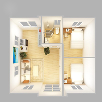 MAISON PRÉFABRIQUÉE EXTENSIBLE et MAISON CONTENEUR pour BUREAU DE CHANTIER, HÔTEL BOUTIQUE SCÉNICO et LOGEMENT D'URGENCE
