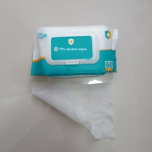 Non-woven Eco-Friendly Antibacterial Disinfecting Alcohol Free Extra Soft <b>White</b> Baby Wipes Individually <b>Wrapped</b> Flushable - Product Image 2
