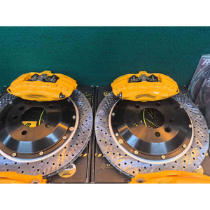 ชุดเบรกประสิทธิภาพสูงรุ่นใหม่สำหรับ <span class=keywords><strong>Akebono</strong></span> 10P ด้านหน้า และ <span class=keywords><strong>Brembo</strong></span> 4P ด้านหลัง สำหรับ VW Touareg ดิสก์ขนาด 420 มม. CCB/400 มม. ชุดอัพเกรดเบรกขนาดใหญ่ - Product Image 5