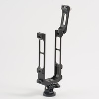 Boîtier de caméra VR Insta 360 en alliage d'aluminium OEM d'usine, cadre de montage, cage pour Insta360 One X3 avec griffe froide pour micro Rode 2