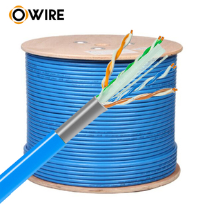 <span class=keywords><strong>สาย</strong></span><span class=keywords><strong>แลน</strong></span> <span class=keywords><strong>Cat6</strong></span> สำหรับภายนอกอาคาร ยาว 1000 ฟุต 500 เมตร ขนาด 23awg เส้นผ่านศูนย์กลางภายนอก 0.57 มม. ทำจากทองแดงผสม CCA ได้รับการรับรองมาตรฐาน CE แบบ UTP และ SFTP - Product Image 2