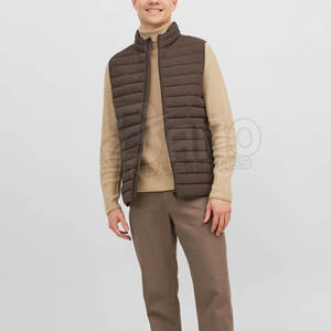 Gilet bouffant meilleur prix polyester fait hommes gilet bouffant couleur unie vente en ligne hommes gilet bouffant - Product Image 3