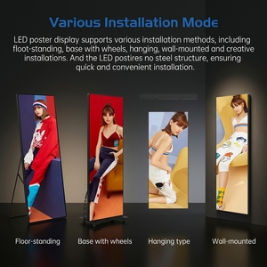 Pantalla LED Inteligente para Interiores, Control por Aplicación WiFi, Señalización Digital Portátil, Pantalla LED Tipo Tótem con Espejo Móvil para Exhibiciones, Eventos y Comercios - Product Image 3