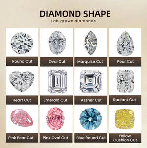 Diamant en vrac cultivé en laboratoire <span class=keywords><strong>Huacan</strong></span> CVD, taille ovale, couleur D, 0,5 à 10 carats, certifié IGI, coupe excellente, VVS VS1, diamants cultivés en laboratoire - Product Image 5