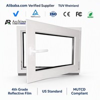 Fenêtre à auvent pliante insonorisée en aluminium moderne pour salle de bain, certifiée NFRC, avec verre trempé transparent, pour usage résidentiel (vente en gros)