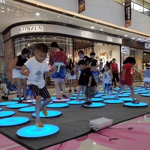 Espectáculo de Luces Navideñas, Parque de Atracciones, Luces LED Circulares Interactivas para el Suelo, Juegos Interactivos para Niños en Parques de Atracciones - Product Image 3