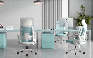 New thiết kế hiện đại nhà máy đồ nội thất Ergonomic Ghế xoay lưới điều hành máy tính Ghế văn phòng - Product Image 6