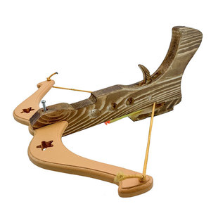 X-<span class=keywords><strong>bow</strong></span> ensembles pour enfants jouet de tir en plein air arcs croisés avec ventouses enfants classique jouet en bois arbalète - Product Image 4