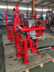 Attrezzo Palestra Commerciale 2 in 1 per <span class=keywords><strong>Esercizi</strong></span> <span class=keywords><strong>Gambe</strong></span> a Doppia Funzione con Pacco Pesi Seated Leg Extension e Leg Curl - Product Image 4