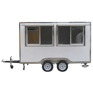 large mobile food trucks container with full kitchen equipment for sale
