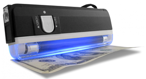 Détecteur UV rechargeable 3-<span class=keywords><strong>en</strong></span>-1, lampe torche LED, mini-détecteur de billets LED, pointeur laser, briquet - Product Image 3