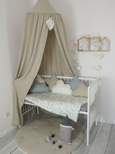 Baldacchino per culla in mussola di cotone organico al 100% - Product Image 3