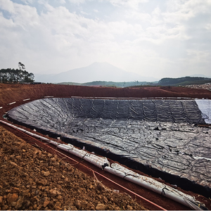Géomembrane en HDPE résistante à la corrosion et imperméable, revêtement de barrage de déchets miniers, lagune minière - Product Image 6