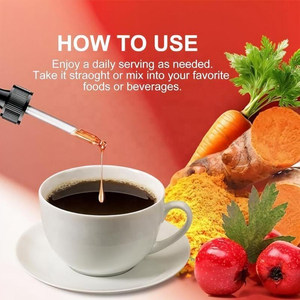 En stock – Complément alimentaire liquide naturel de 60 ml à base d'extrait de curcuma et de piment de Cayenne, enrichi en vitamines K3 et D2, pour le métabolisme - Product Image 3