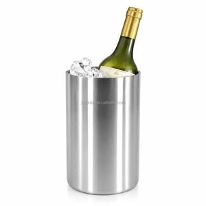 Double Walled Ice Bucket <b>Wine</b> Cooler Champagne Bucket Bar Ice <b>Container</b> Beverage Cooling Bucket Kitchen Equipment - Product Image 1