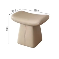 Chaise de maquillage de luxe léger pour chambre de fille, tabouret de coiffeuse, chaise simple à dossier en forme de pétale pour la maison, style tendance Instagram