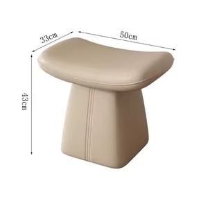 Makeup Chair Light Luxury Girls Bedroom Dresser <b>Stool</b> Home Network Red Ins <b>Back</b> Simple Nail Petal Chair - Product Image 6