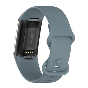 Bracelet de Sport souple de couleur unie, Bracelet de rechange pour <span class=keywords><strong>Fitbit</strong></span> Charge 5, Bracelet de <span class=keywords><strong>montre</strong></span> en Silicone de <span class=keywords><strong>Style</strong></span> officiel - Product Image 3