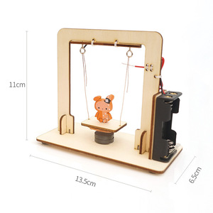 Handmade Khoa Học Lắp Ráp Giáo Dục Giáo Dục Đồ Chơi Gốc Vật Lý Thí Nghiệm Giảng Dạy Aid Gỗ Điện Từ Đu Mô Hình - Product Image 6