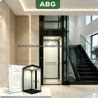 Ascenseur double pour villa avec cabine de taille variable pour villa privée compacte auto-construite
