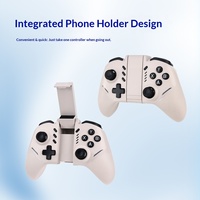Control Inalámbrico para Juegos Q105 de Nueva Generación con Iluminación RGB, Control de Movimiento, Botón Turbo y Batería Recargable