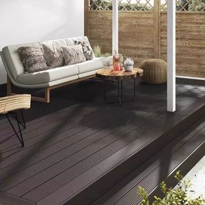 Planche composite en bois-plastique WPC pour terrasse extérieure, escalier, parc, piscine - Product Image 4