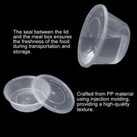 YQ391 500Ml Magnetron Wegwerp Plastic Container/Fruit Opslag Container/Lunchbox Noedels Kom