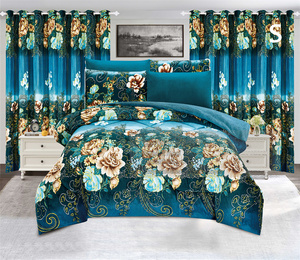 Borrego hoàn thành 7-mảnh bộ đồ giường gói bao gồm Comforter Tấm đặt gối shams và cửa sổ màn - Product Image 5