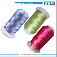 Fil à broder 100% polyester, 100% machine, Lahore, Pakistan, 120D/2