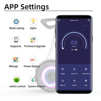 Hot Sale Smart selbst ausgleichende LED-Leuchten Elektro roller 10-Zoll-Segway-Hoverboard mit drahtlosem Btooth-Lautsprecher