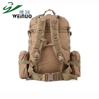Sac à dos tactique de haute qualité 1000D imperméable à l'eau avec fermeture à glissière Capacité de 36 à 56L Conception multifonctionnelle de survie en plein air