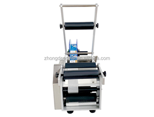 Machine d'étiquetage semi-automatique manuelle pour bouteilles rondes, applicateur d'étiquettes manuel pour bouteilles rondes - Product Image 4