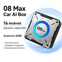 Boîte AI BMW 5G haut de gamme, chipset Qualcomm 6350, adaptateur sans fil CarPlay Android Auto, interface multimédia, Netflix YouTube, 8+128G