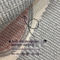 Coussin de chaise carré en tricot tufté style Ins, épais, résistant aux taches, isolant contre le froid et chaud, pour bureau et étudiant