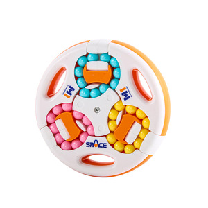 Space Double-Sided Spinning Magic Disc Brain-Boosting Toy For Children 4-6 Years Old Plastic Educational <b>Puzzle</b> Game - Product Image 2