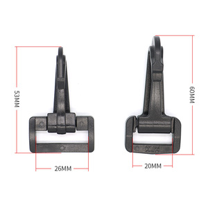 Plastic Rotating Hooks For <b>Bag</b> Webbing And Shoulder Straps Multi Purpose B007 20mm 26mm - Product Image 3
