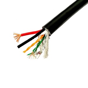 Polyurethane linh hoạt mặc sức đề kháng 8-core che chắn Cáp mạng + 2-Core 0.5/0.75/1/1.5/2.5 cáp điện - Product Image 3