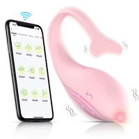 Vibrateur sans fil portable pour femmes, contrôle par application, silicone souple, étanche, design discret, jouets sexuels