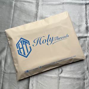 ซองพลาสติกพีชแบบกำหนดเองพร้อมพิมพ์สีน้ำเงิน - ถุงกันน้ำสำหรับจัดส่งเสื้อผ้าและแบรนด์ไลฟ์สไตล์ - Product Image 5