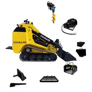 CG827 Mini Skid Steer Loader dengan Track Drive suku cadang mesin Kubota digunakan traktor dengan Bucket Loader depan tambahan UK