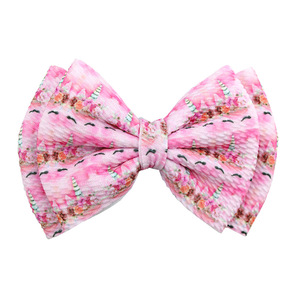 กิ๊บติดผมสองชั้น6นิ้วกิ๊บติดผมรูปยูนิคอร์นโบว์ติดผมผ้าลิเวอร์พูลสำหรับผู้หญิงแบบทำมือเด็กผู้หญิงอุปกรณ์เสริมที่คาดผม - Product Image 1