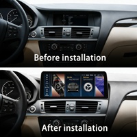 Radio para Auto con Android 14 para BMW X3 F25/X4 F26 NBT/CIC, 64GB, CarPlay Inalámbrico, Android Auto, Resolución 1920x720, Pantalla Antireflejo