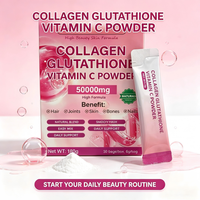 Poudre de Collagène Peptidique OEM, Glutathion et Vitamine C – Soutien Antioxydant Quotidien, Complément Nutritionnel en Poudre