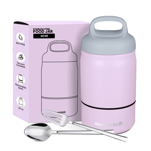 Recipiente Térmico Everich de Acero Inoxidable de 18 oz, Aislado al Vacío con Recipiente Extraíble, para Almuerzo, Viajes y Preparación de Comidas - Product Image 1