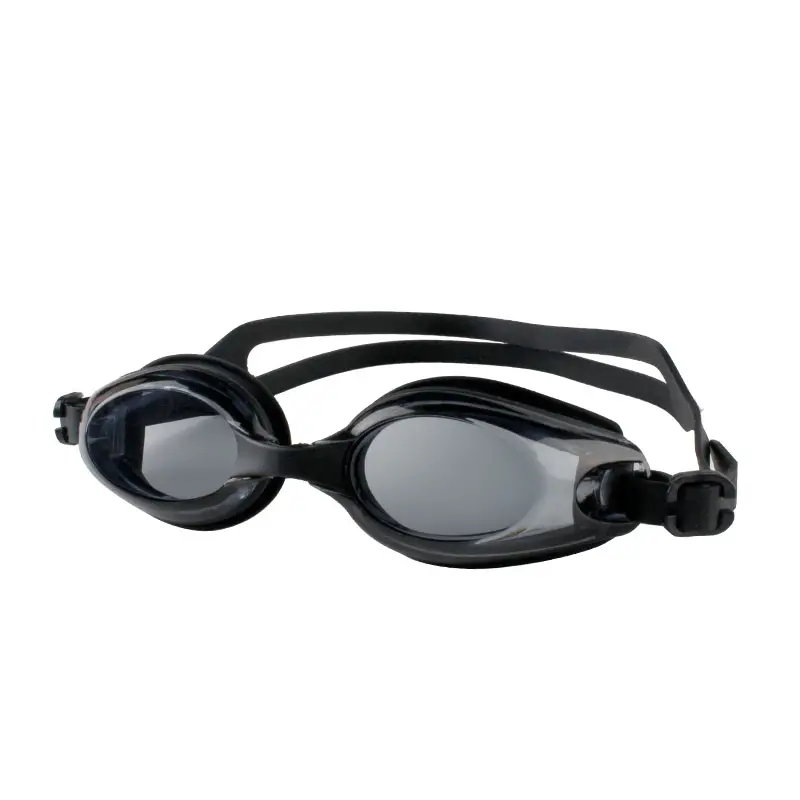 शांत डिजाइन नाक कवर बच्चों वयस्क के साथ तैरना काले चश्मे निकट दृष्टि सिलिकॉन तैरना काले चश्मे