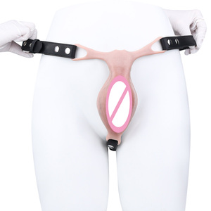 Strap-on Realistic Pussy Grind <b>Vibrator</b> with Insertable hole 10 <b>Vibration</b> Modes clitoris Grinder Sex Toy for Lesbian women Sissy - Product Image 5